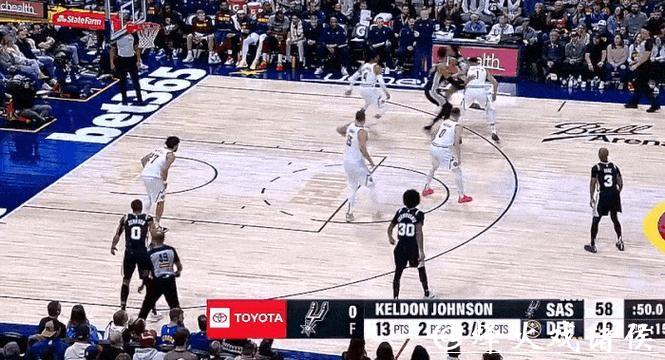 文班35+18约基奇41+18马刺胜掘金 国王擒灰熊